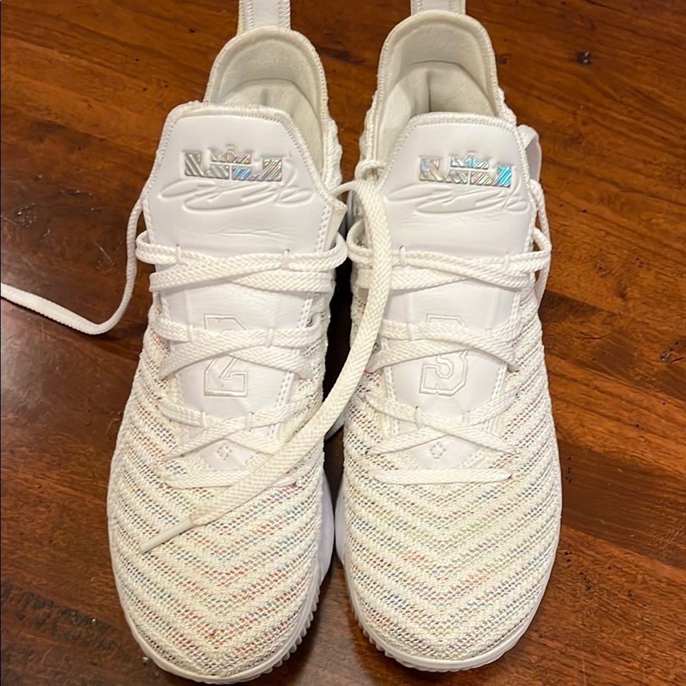 Nike LeBron White Athletic Sneakers